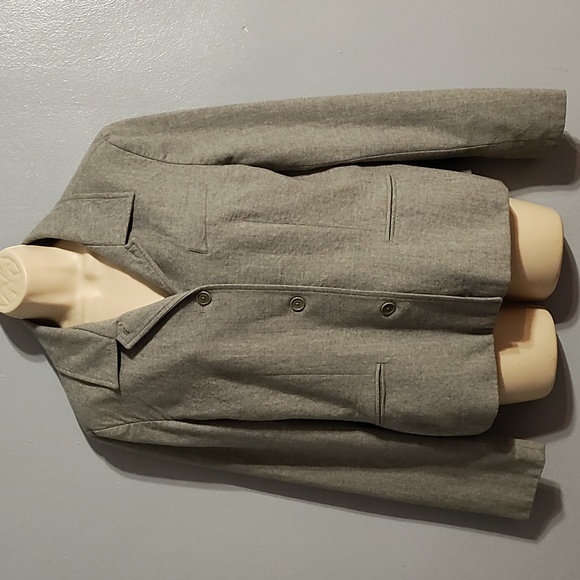 Lauren Ralph Lauren vintage women's gray green label 96%wool 4%lycra spandex - Picture 6 of 17